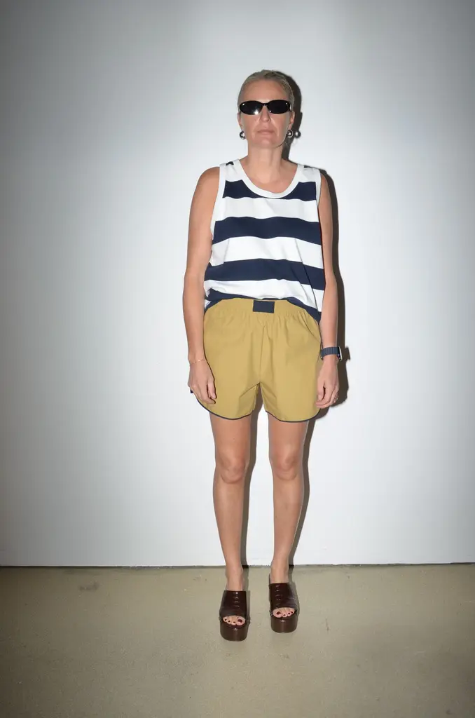 Collectors Club Striped oversized top