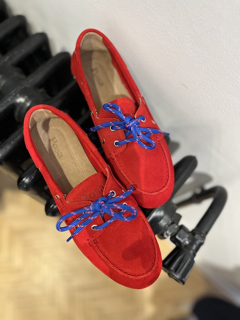 Posa Boat loafer red