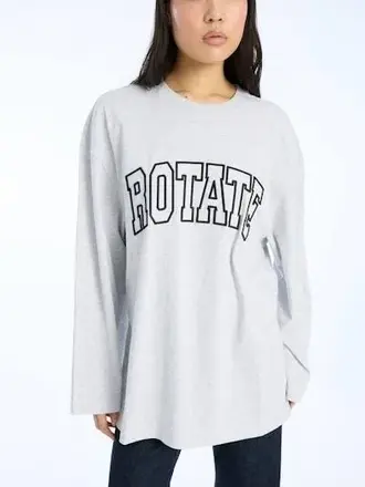 Rotate Longsleeve T-shirt grey