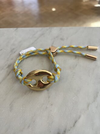 Nilu Bracelet pig blue/gold