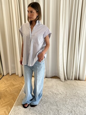 Collectors Club Striped sleeveless blouse