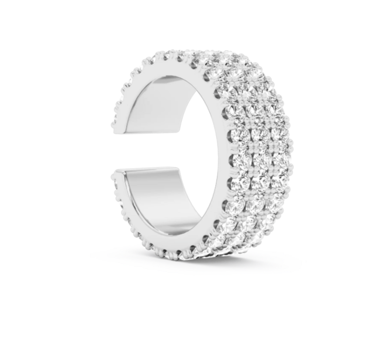 Billion Avenue Flat diamond earcuff