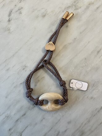 Nilu Pig bracelet lilac/salmon/beige
