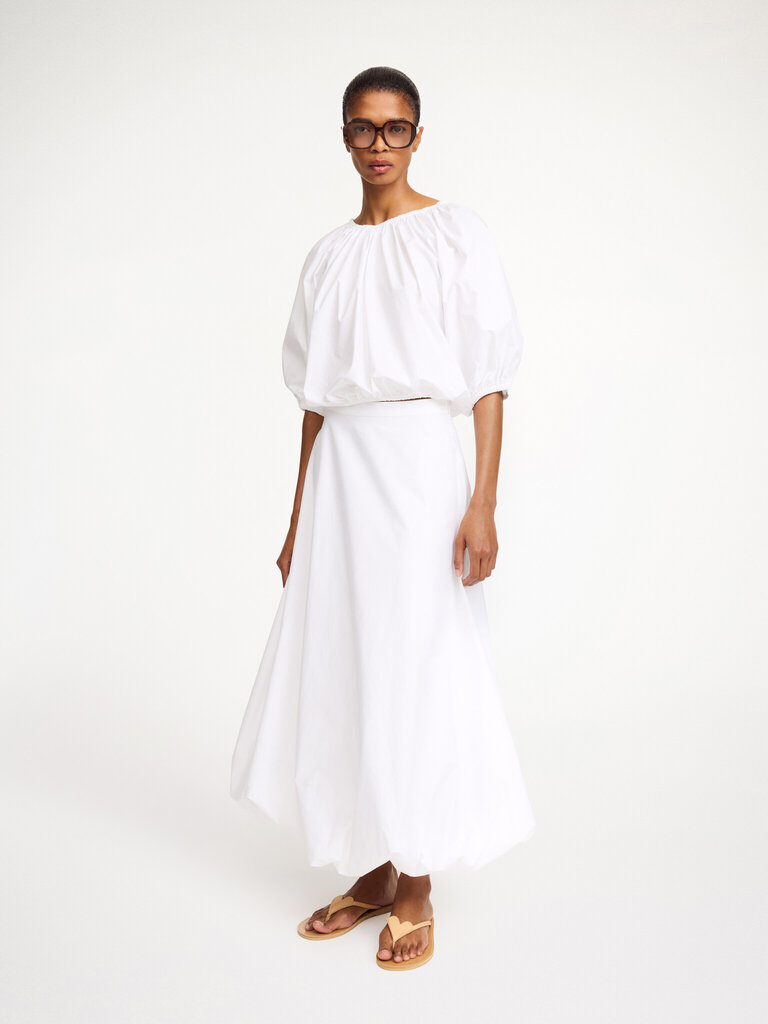 Malene Birger White off the shoulder top
