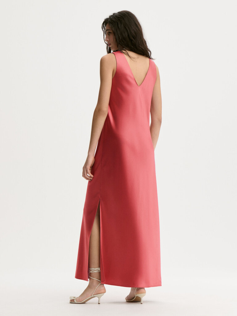 Malene Birger Silky dress raspberry