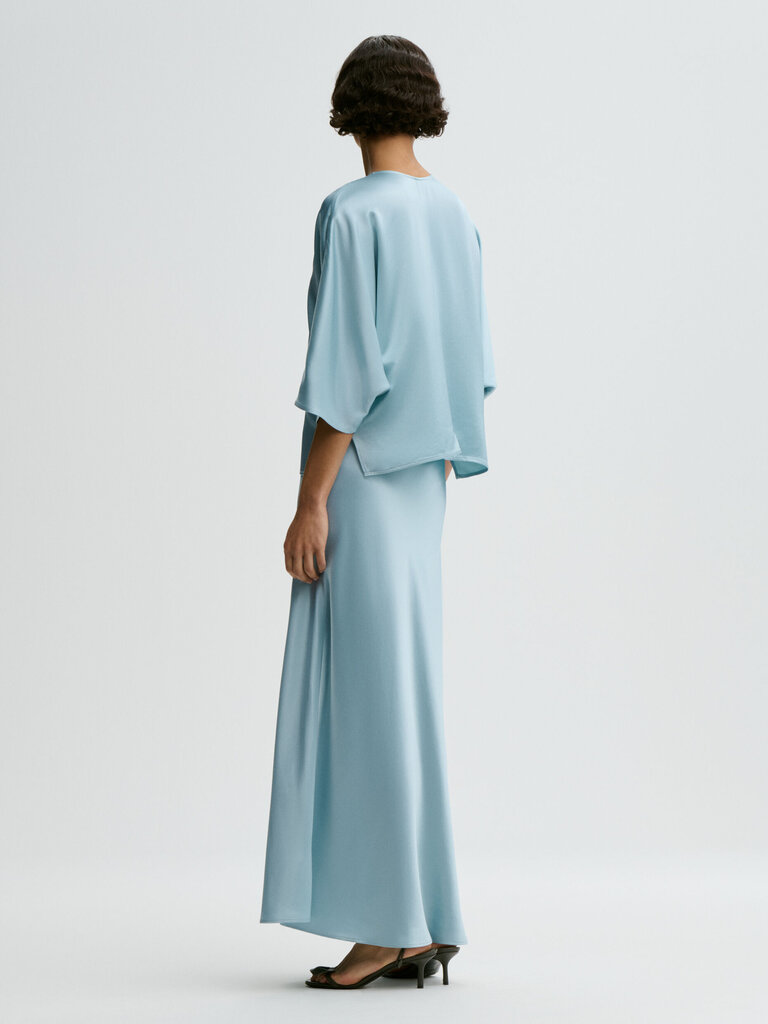 Malene Birger Silky top skyblue
