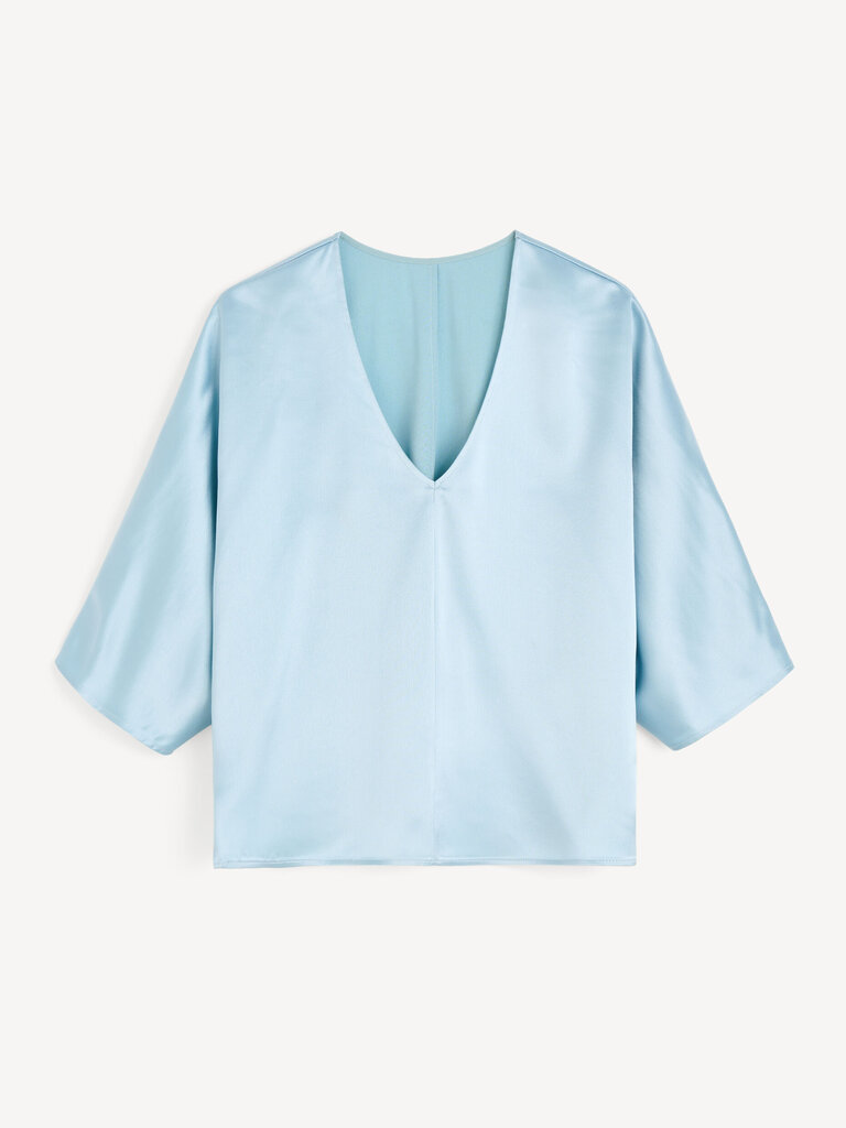 Malene Birger Silky top skyblue