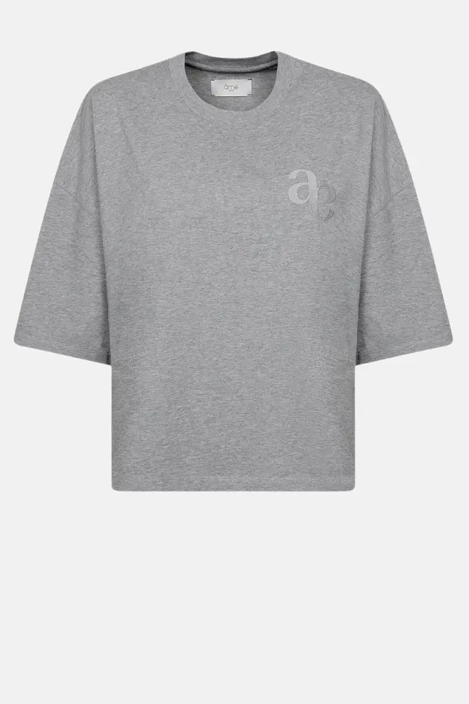 Boxy T-shirt dark grey