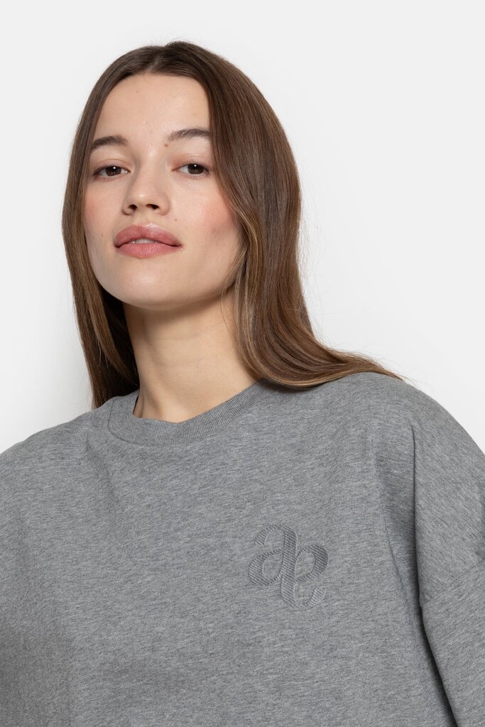 Boxy T-shirt dark grey