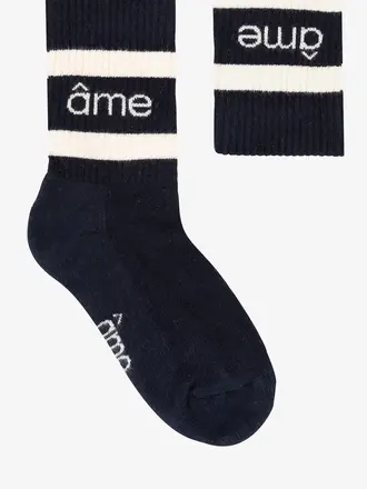 Logo socks navy