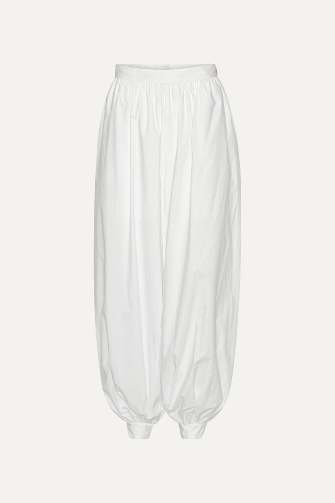 Rotate White cotton balloon pants