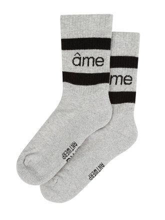 Logo socks lightgrey black