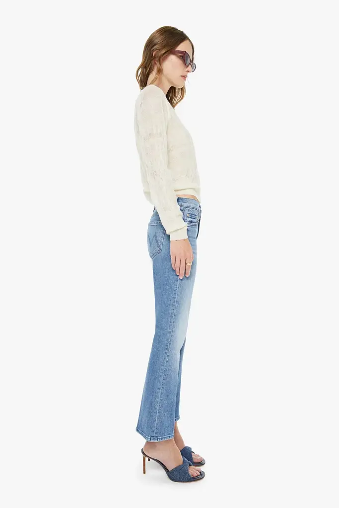 Straight flare ankle denim