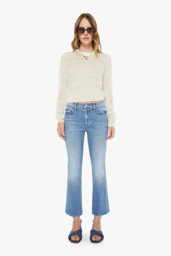 Straight flare ankle denim