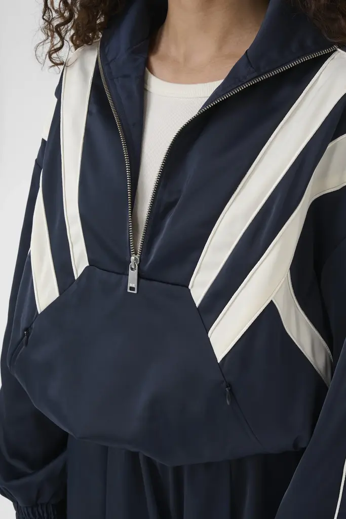 Track sweater navy