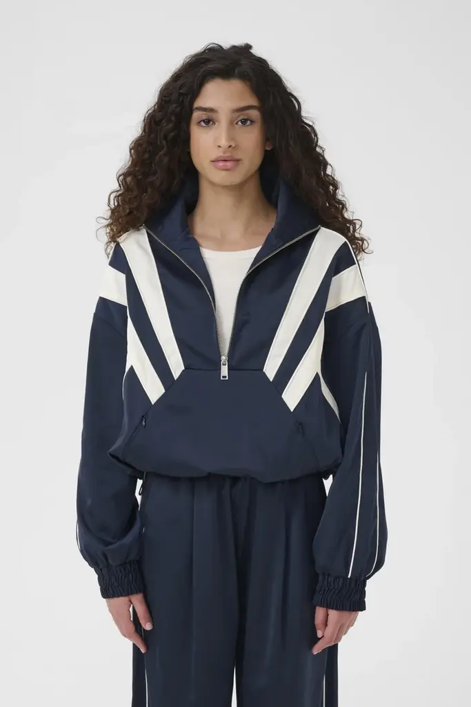 Track sweater navy