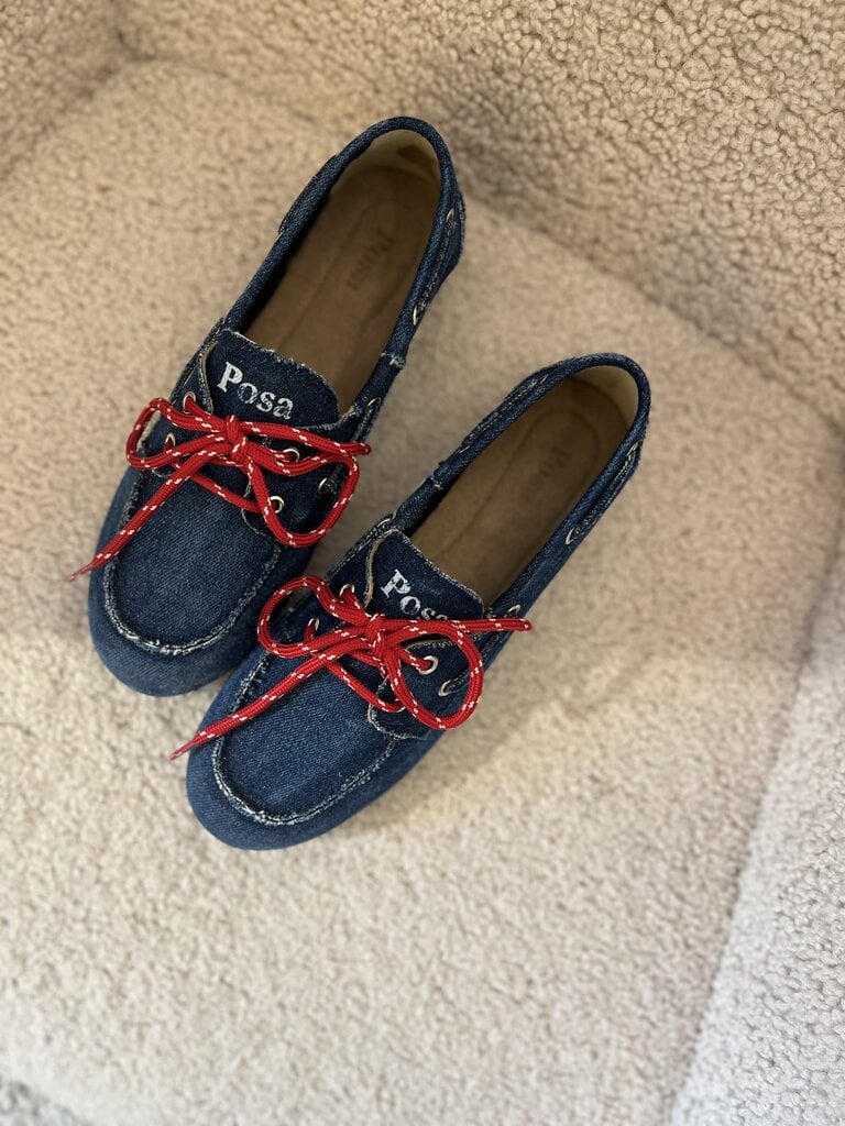 Posa Boat loafer denim