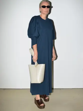 Collectors Club Navy jersey dress