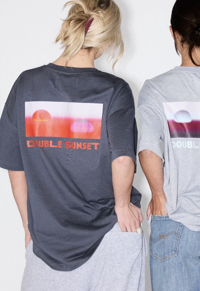 Double sunset Unisex T anthracite