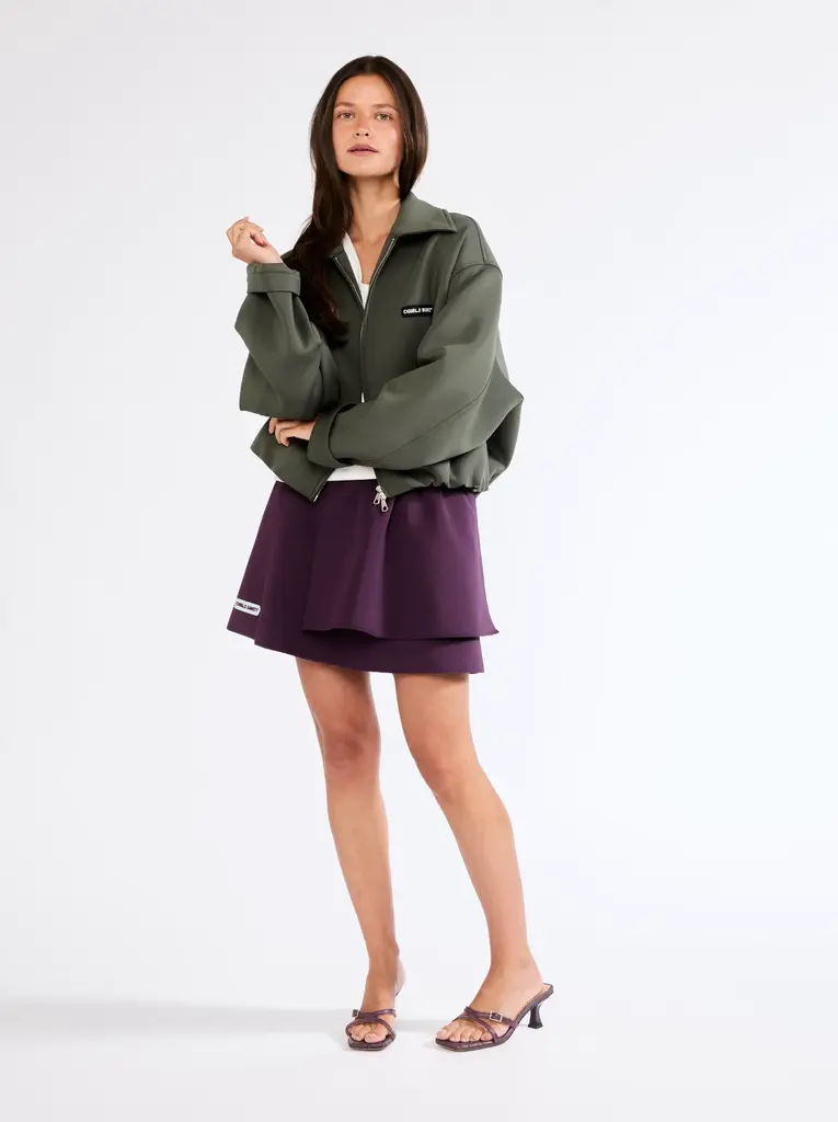 Double sunset Mini skirt purple