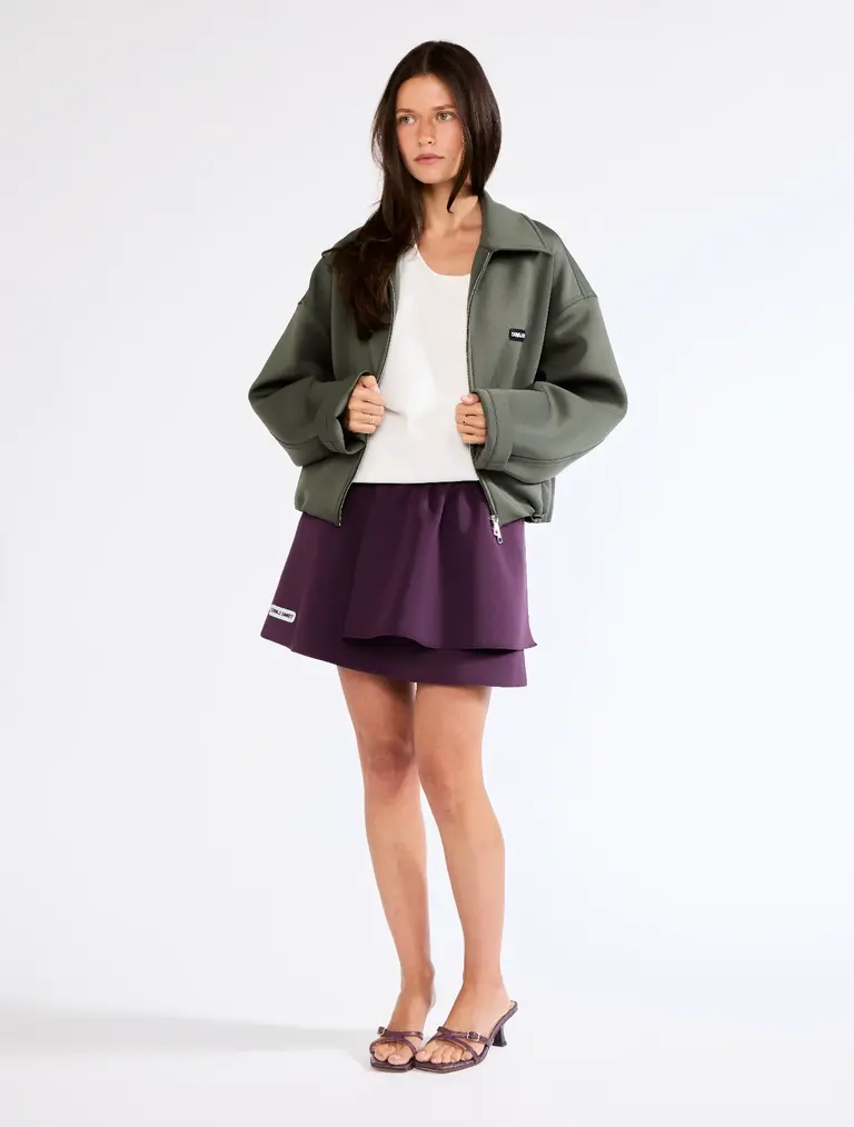 Double sunset Mini skirt purple