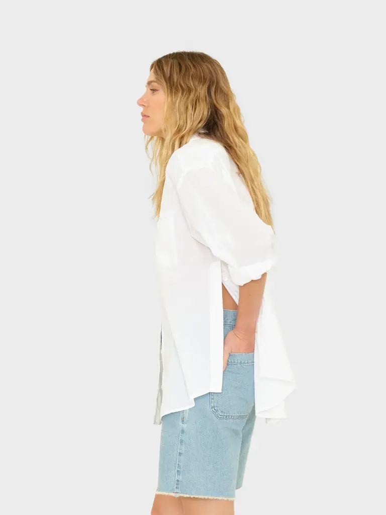 Xirena White cotton shirt