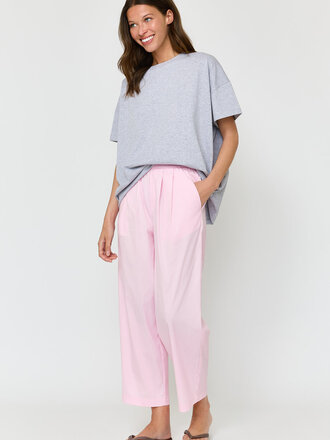 Studio Clique Light cotton cropped trousers pink