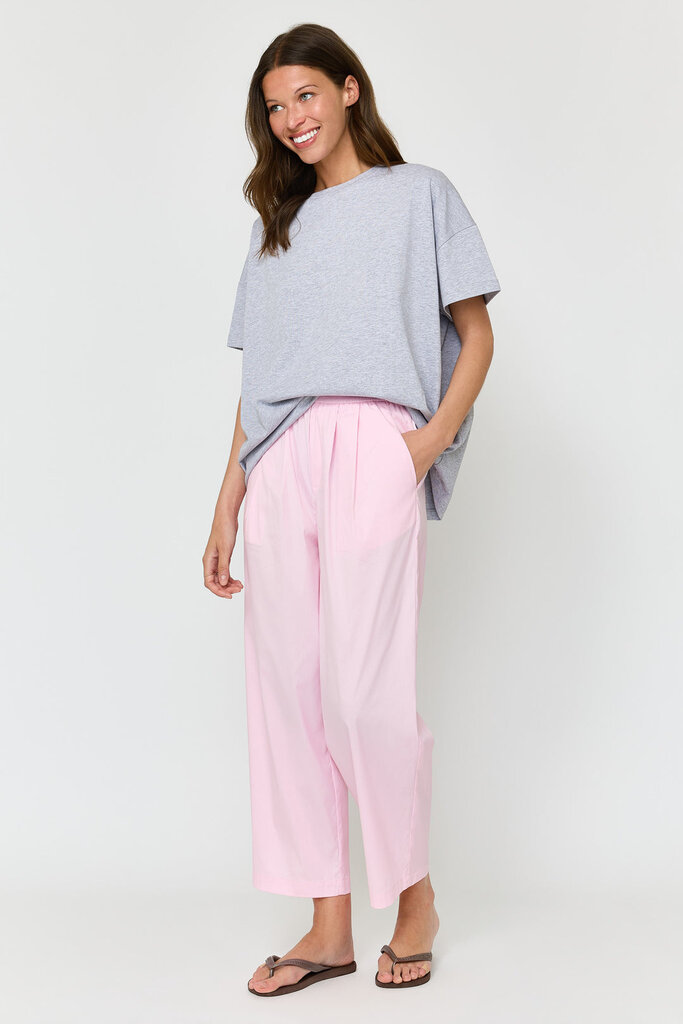 Studio Clique Light cotton cropped trousers pink