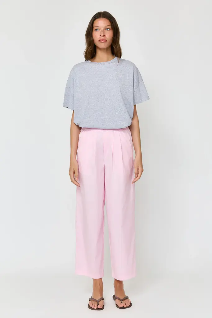 Studio Clique Light cotton cropped trousers pink