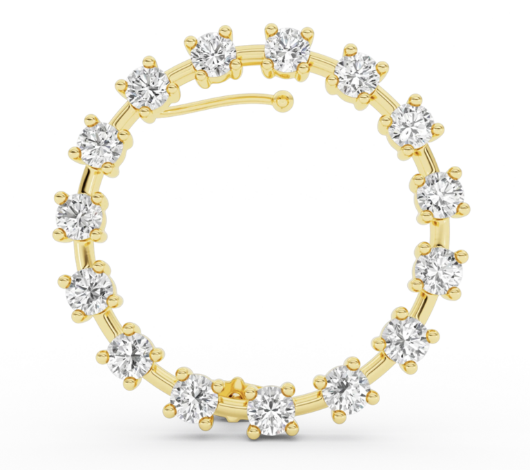 Billion Avenue Ray diamond earstud