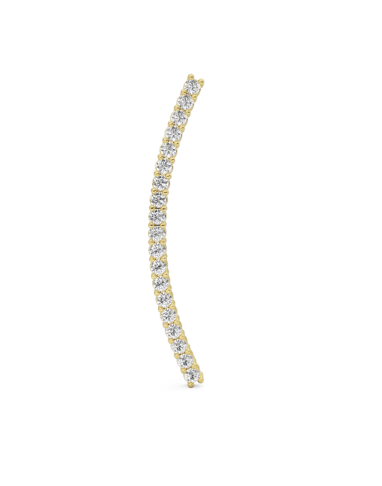 Billion Avenue Diamond climber earstud