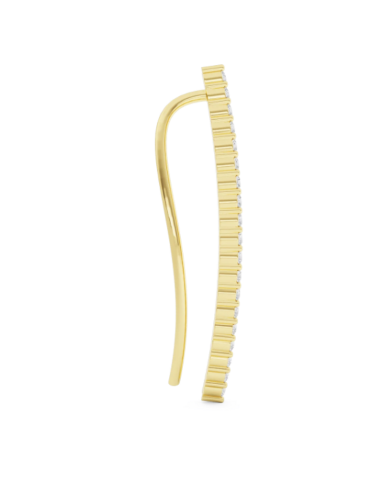 Billion Avenue Diamond climber earstud