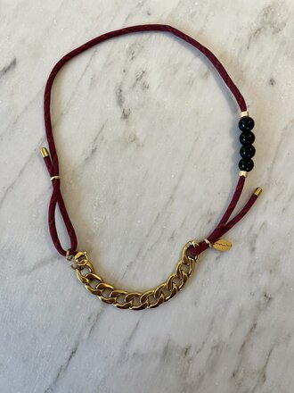 Nilu Necklace chain+beads