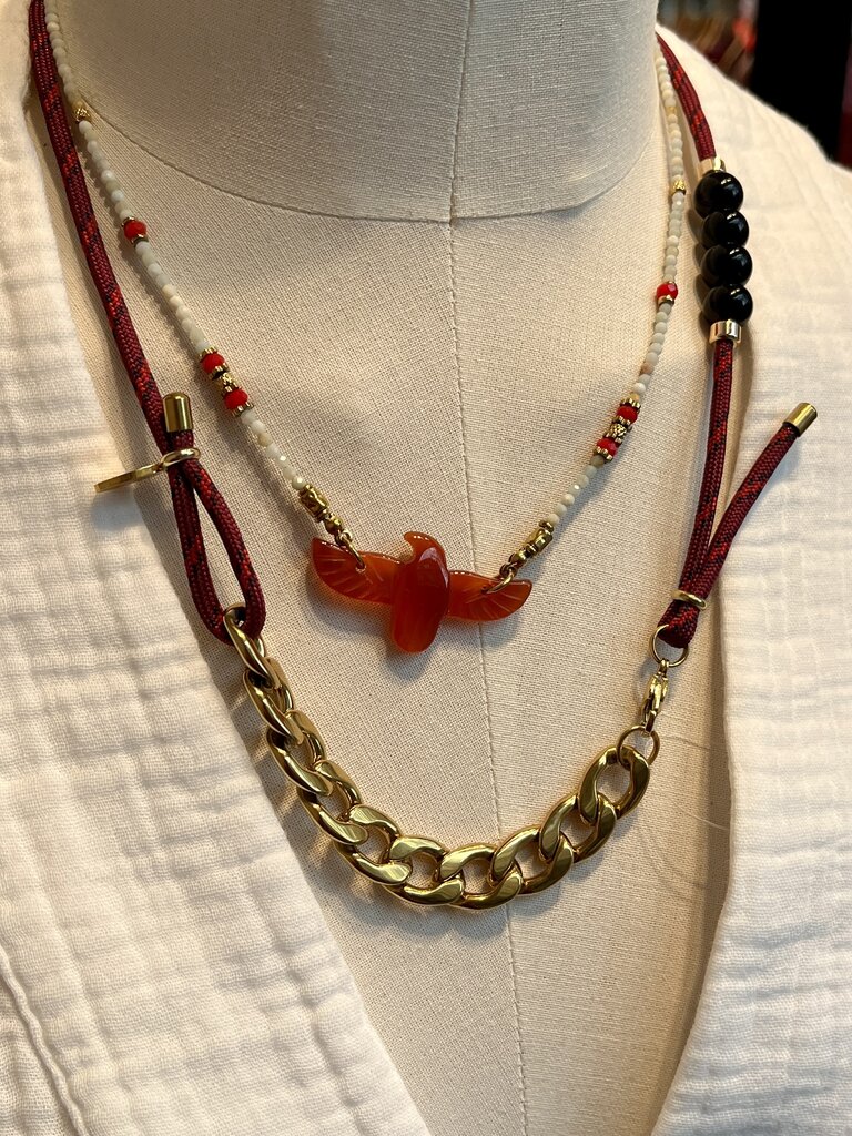 Nilu Necklace chain+beads
