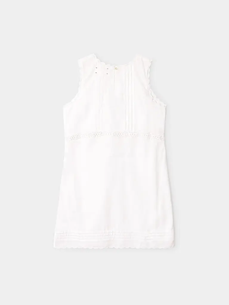 Xirena Short broderie dress white