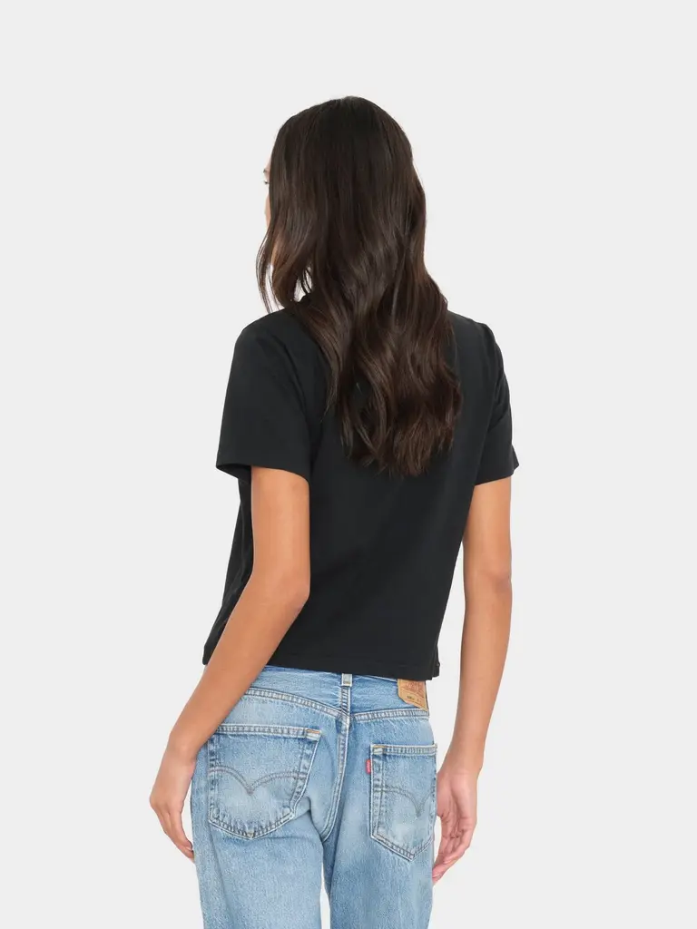 Xirena Fine ribbed T-shirt black
