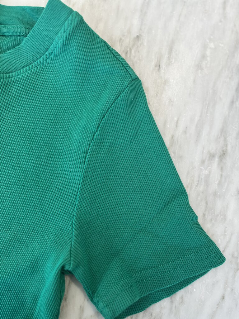 Xirena Fine ribbed T-shirt green