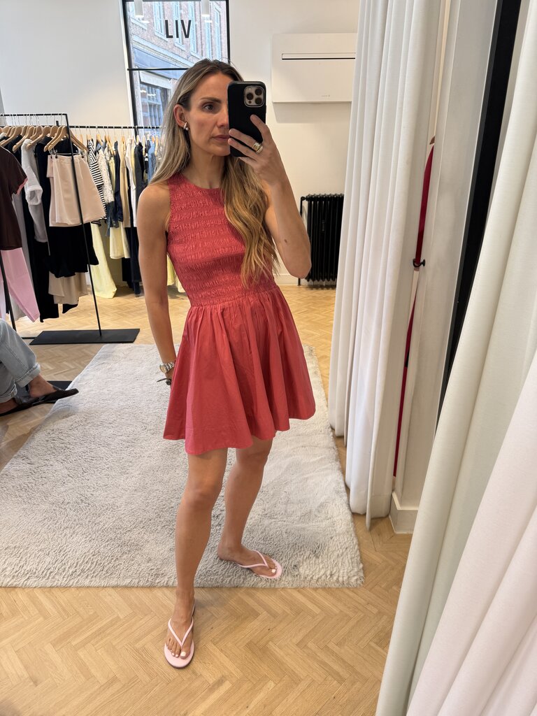 Xirena Raspberry smockdress