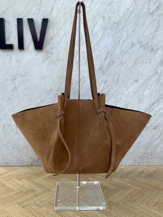 Yuzefi Large bag cognac suede