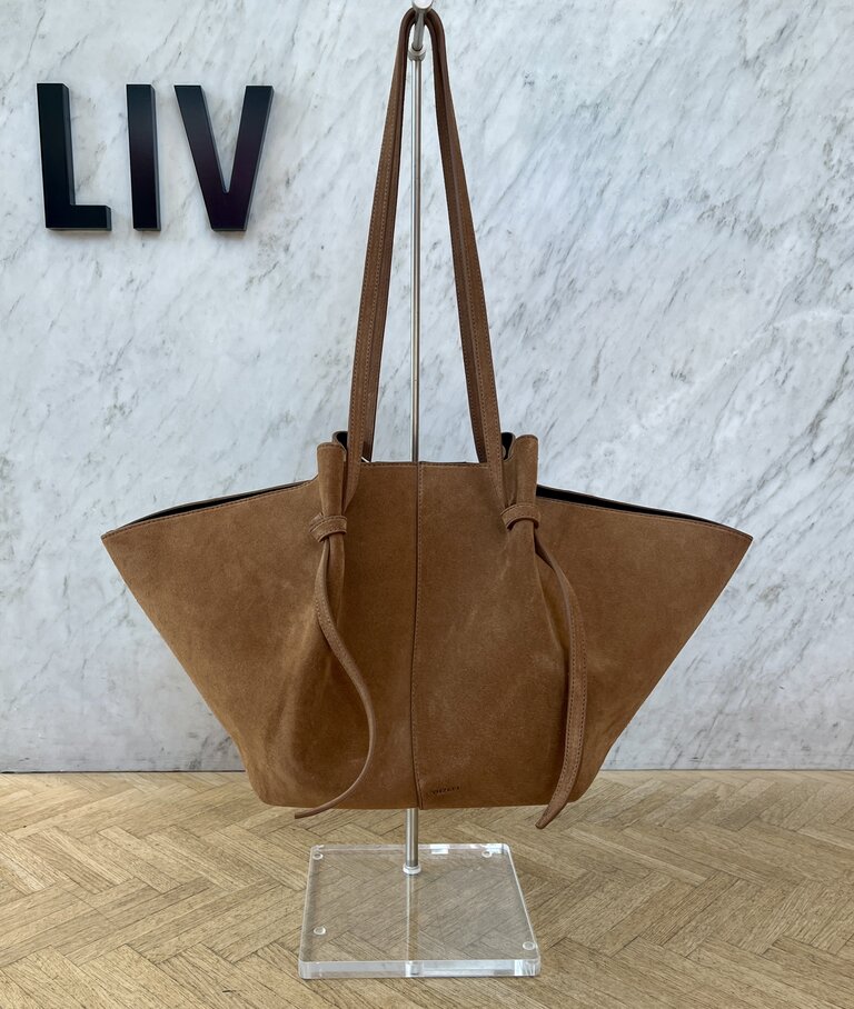 Yuzefi Large bag cognac suede