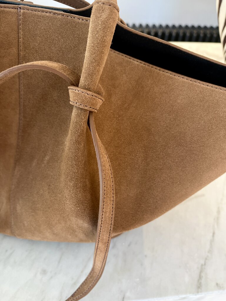 Yuzefi Large bag cognac suede
