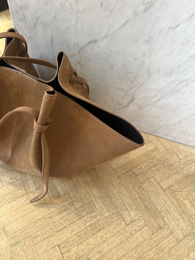 Yuzefi Large bag cognac suede