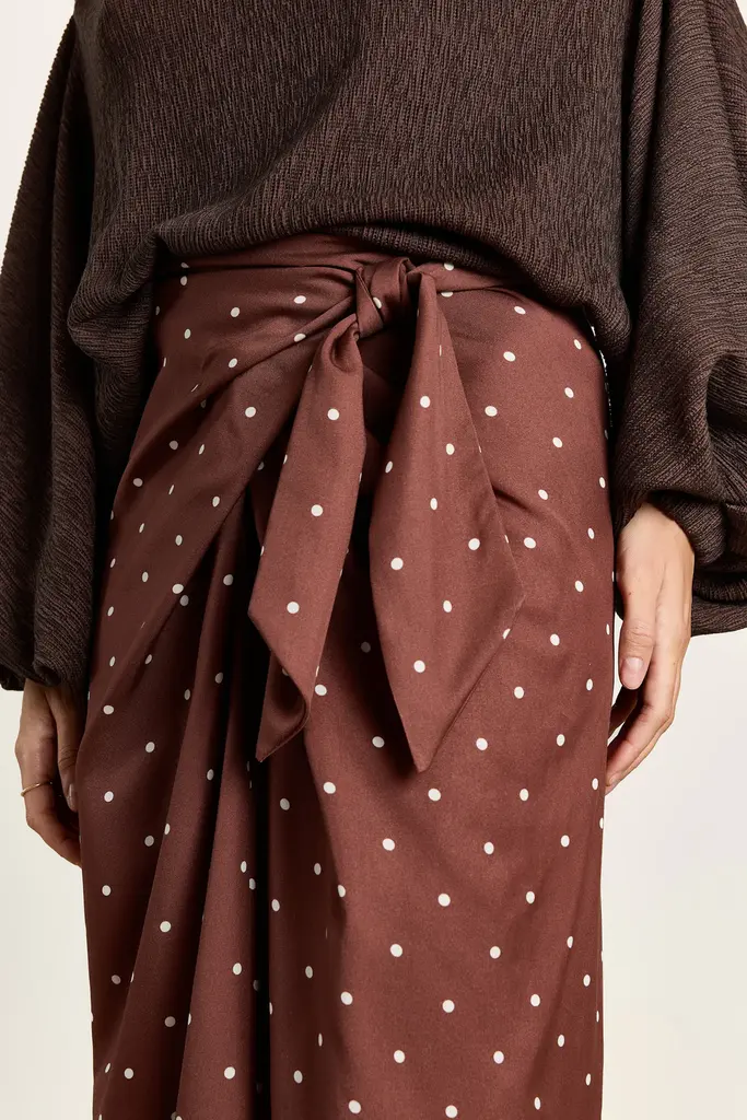 Studio Clique Polkadot wrapskirt