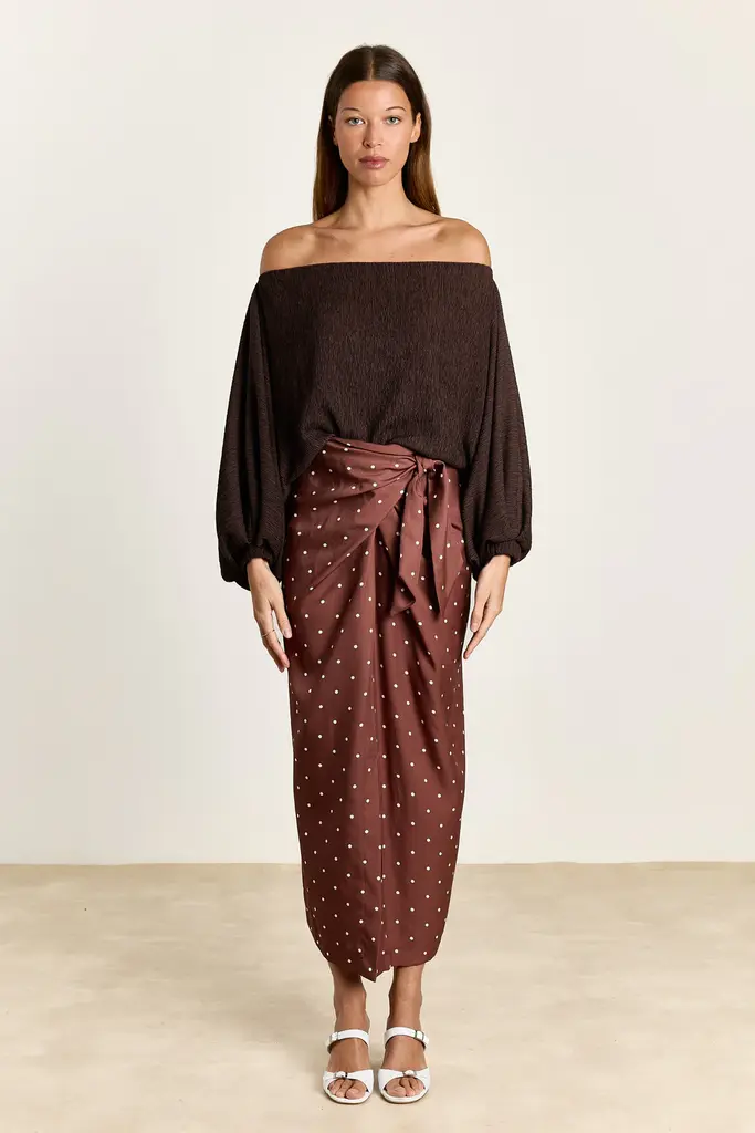Studio Clique Polkadot wrapskirt