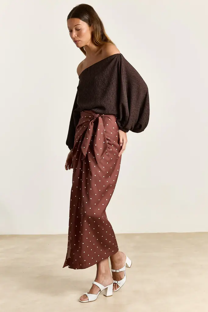 Studio Clique Polkadot wrapskirt
