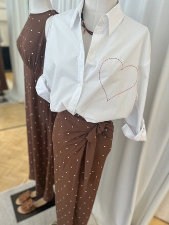 Y-Enzo Heart on breast shirt