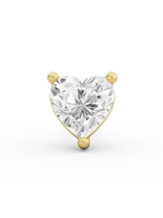 Billion Avenue Heart diamond earstud