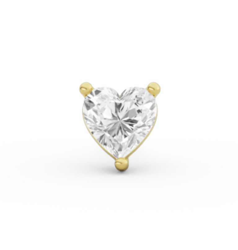 Billion Avenue Heart diamond earstud