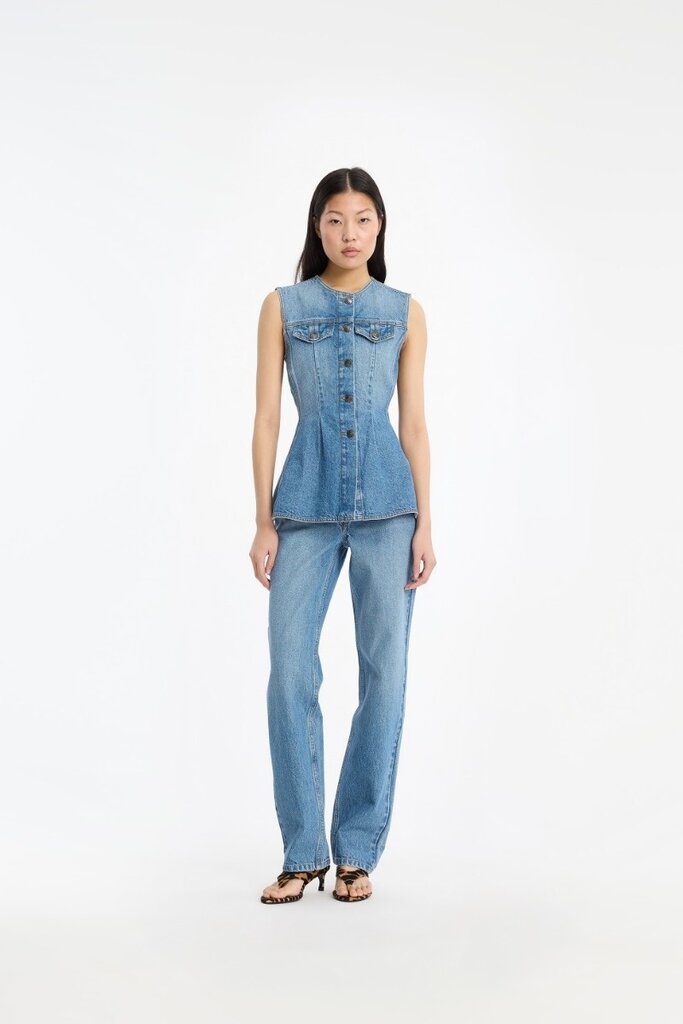 Rotate Flared denim top
