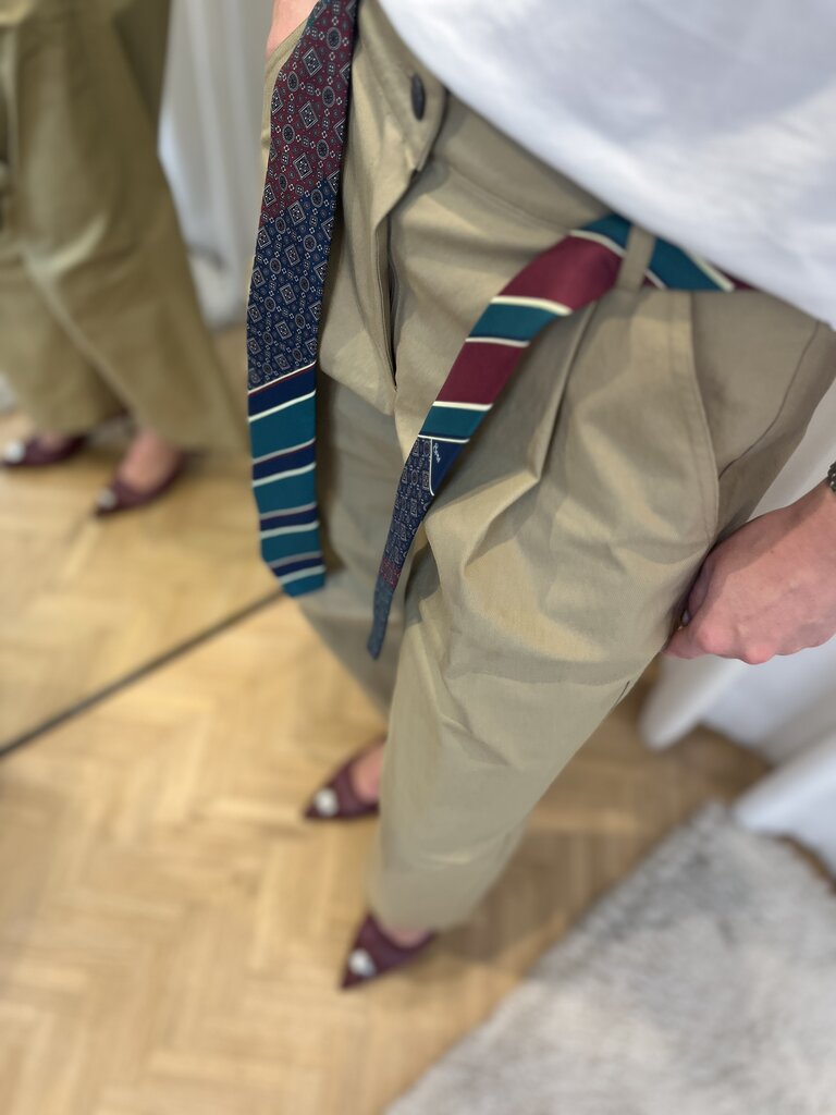 8 PM Scarf pants sand